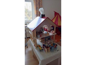casa de muñecas la chimenea juguetes y accesorios juego personalizable muñeca las jugar 3d print model - Mito3D