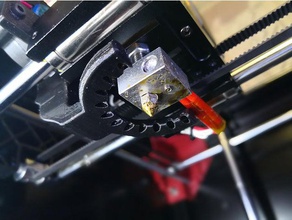 semi circular anycubic 4max fan duct 3d printer parts 3d print model - Mito3D