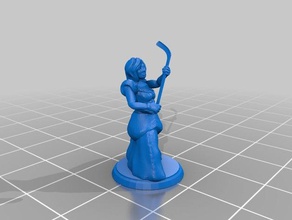 lady hockey stick games game stratergy toy toys zombies 3d print model - Mito3D