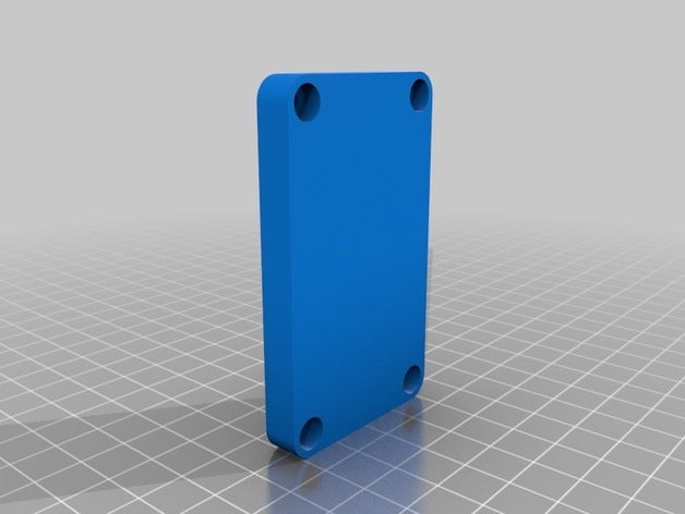caja para placa con 2 borneras La impresión en 3d 3D print model - Mito3D