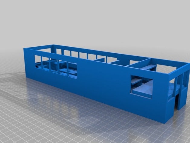 teton otobüs skoolie düzeni 3D print model - Mito3D