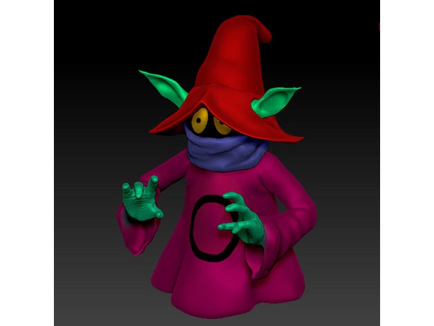 orco gorpo no brasil esculturas he-man mestres orko 3D print model - Mito3D