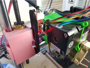 modificado x tope terminal monte Impresora 3d de las piezas folger tech 2020 prusa i3 titular 3d print model - Mito3D
