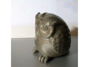 owl okimono sculptures 3d print model - Mito3D