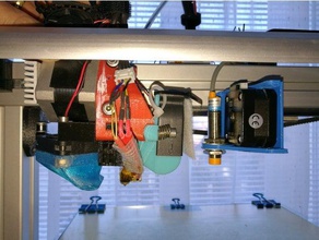 e3d titan aero - felix di aggiornamento per stampanti letto autoleveling sonda Stampante 3d estrusori estrusore 3d print model - Mito3D