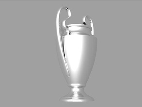 la uefa champions league trophy props de copa fútbol el trofeo 3d print model - Mito3D