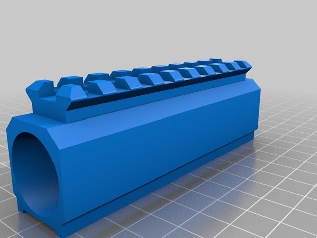 tipx kefen demiryolu spor ve açık hava paintball tabanca 3D print model - Mito3D