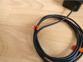 Kabel-klemme - Organisation Kabel Kabel-clip Kabel-management Kabel-organizer Kabelbinder 3d print model - Mito3D