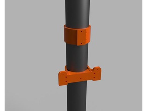 gardena wallmount rainwater pipe d 100mm outdoor & garden 3d print model - Mito3D
