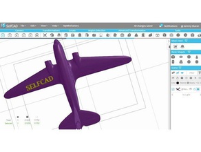 avión La impresión en 3d Modelo los aviones modelo de 3d print model - Mito3D