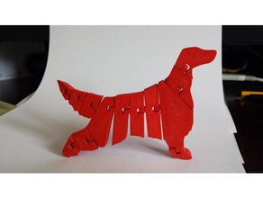 articulated setter 01 animals 3d print model - Mito3D