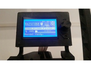 raiscube prusa lcd supporto Stampante 3d parti a caso raisecube 3d print model - Mito3D