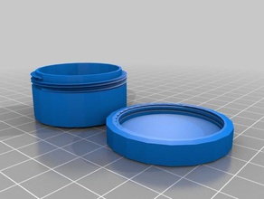küçük dip snus olabilir kaplar 3d print model - Mito3D