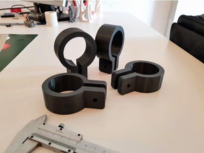 braçadeira pernas da mesa organização 3d print model - Mito3D