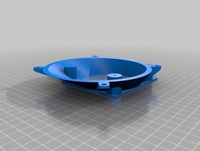 istarusa 120mm fan upgrade mounting feet computer 3d print model - Mito3D