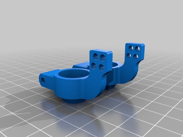 hpi part mv22009 - rear axle hub carrier toys & games hsp brontosaurus maverick strada mt rc car cars repair 3D print model - Mito3D