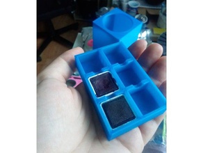 umton suluboya paleti hobi kutusu resim altı 3d print model - Mito3D