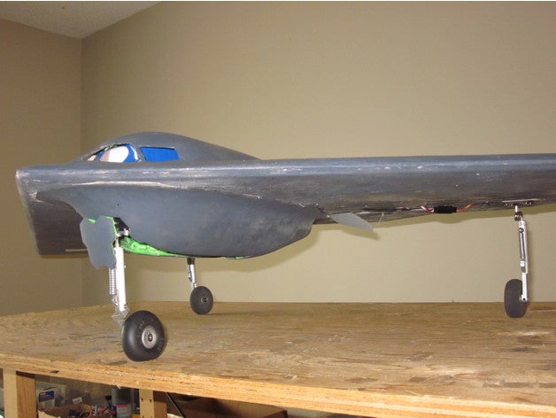 göbek b2 bomber r c araçlar 3D print model - Mito3D