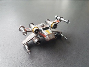 x - wing puffy araç oyuncaklar ve oyunlar starwars wekster x-wing 3d print model - Mito3D