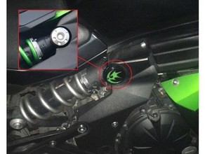 kawasaki er6 spring screw lid automotive cap cover er6f er6n motorcycle 3d print model - Mito3D
