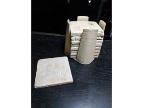10cm coaster titolare arredamento 3d print model - Mito3D