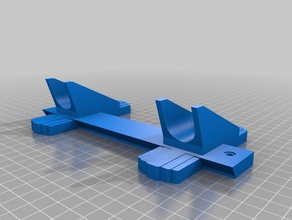 two broom hook organization 3d print model - Mito3D