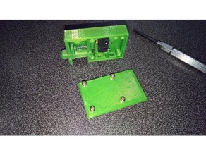 açık - konut mikro anahtarı elektronik mikroswitch montaj 3d print model - Mito3D
