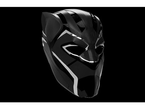 kara panter değeri kask sahne avengers blackpanther marvel 3d print model - Mito3D