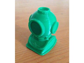 Taucher Helm scans & Replikate Messing Tiefsee Taucheranzug Tauchen scuba 3d print model - Mito3D