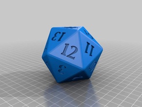 spindown counters d20 dices games counter magic gathering die 3d print model - Mito3D