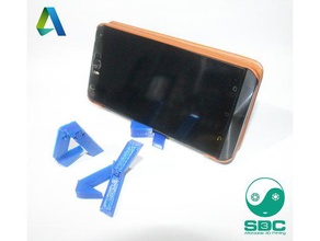 autodesk suporte do telefone chaveiro chaveiros 3d fusão 360 3d print model - Mito3D
