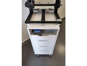 cr-10 ikea alex móvel impressora 3d estação de trabalho Impressora acessórios autodesk fusão 360 creality fusion360 hack 3d print model - Mito3D