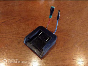 dewalt 12v lithium battery adaptor parts 3d print model - Mito3D