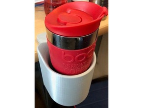 travel mug desk holder office coffee desktop organizer 3d print model - Mito3D