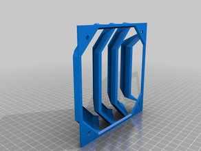 directional 120mm fan exhaust computer 3d print model - Mito3D