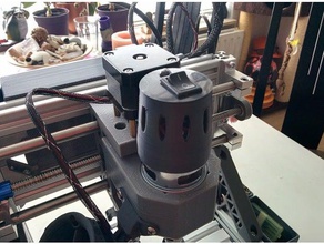 520 cnc spindle kapağı üst makine araçları geçin 3d print model - Mito3D