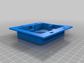 sonoff type 86 gang box adapter dual us 3d printing enclosure t1 eu touch 3d print model - Mito3D