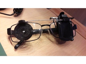 ıssf klip-ön blinder 3mm iris blende spor ve açık hava blede kör klipsli gözlük ıris çekim üzerinde kayma 3d print model - Mito3D