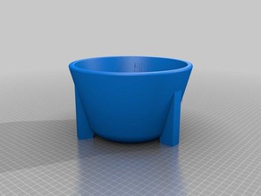 simple pot outdoor & garden planter 3d print model - Mito3D