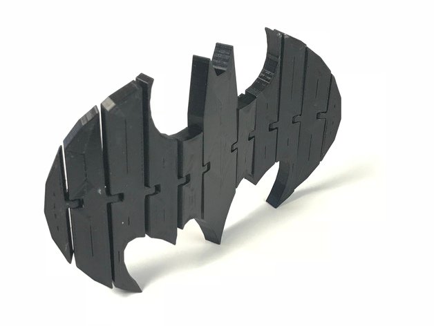 articulated batman props chep chuck hellebuyck filament friday tinkercad 3D print model - Mito3D