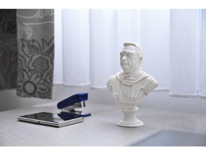 Macaristan İmparatoru insanlar büstü kumandanım orban heykel heykelciği viktor 3d print model - Mito3D