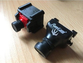 micro fpv-Kamera hs1177 Größe-adapter r c Fahrzeuge - adapter Kamera Gehäuse foxeer mini mount runcam Größe 3d print model - Mito3D