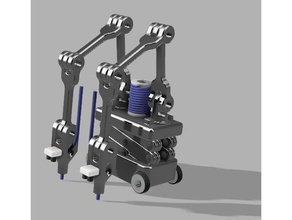 building print bots - printed concept buildings & structures concrete construction toys manufacturing rapid 3d print model - Mito3D