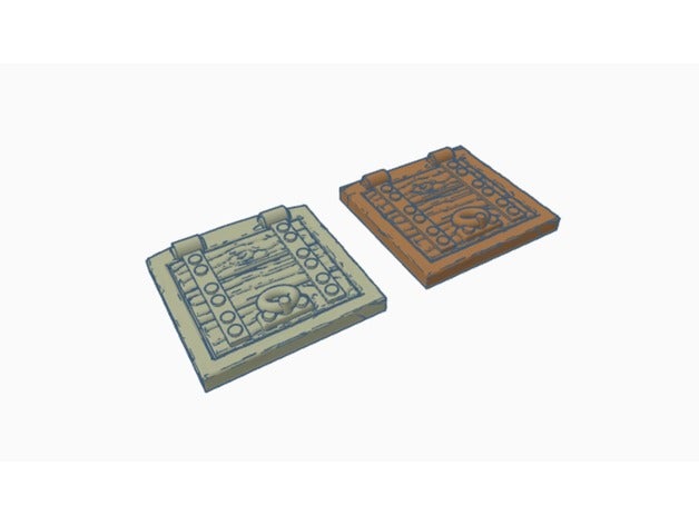openforge trapdoors - 28mm games 3D print model - Mito3D