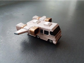 puffy Fahrzeuge - eagle 5 spaceballs Spielzeug & Spiele der Miniatur wekster 3d print model - Mito3D