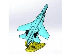 su-27 flanker modelos 3d print model - Mito3D
