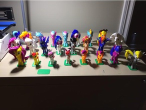 base pour pony giochi e giocattoli 3d print model - Mito3D