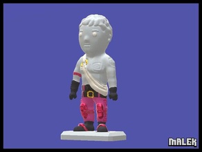 fortnite amour ranger mini figure personnes action bataille royale modèles légendaire l'amour jeu pc de la peau 3d print model - Mito3D