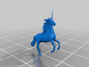 unicorn animals animal creatures 3d print model - Mito3D