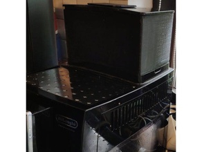 delonghi bonenreservoir erweiterung kitchen & dining 3d print model - Mito3D